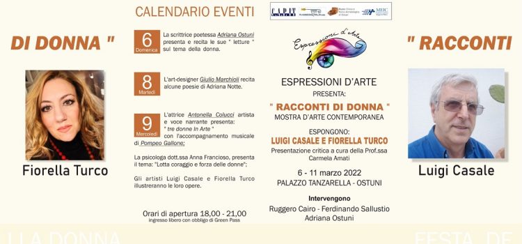 Racconti di Donna la mostra d’Arte a Ostuni Racconti di Donna la mostra d’Arte a Ostuni