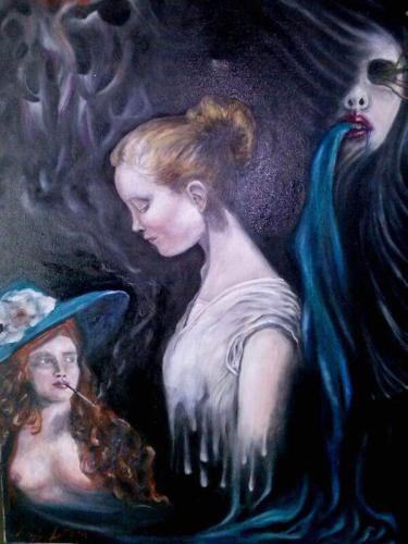 Donne - olio su tela 40x50